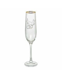 Набор бокалов для шампанского Bohemia Crystal Виола 2 шт 190 мл Crystal bohemia