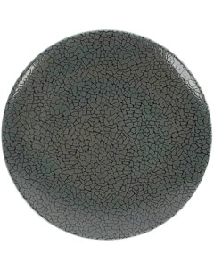 Тарелка Zina Graphite фарфоровая 22 см Porcelana bogucice