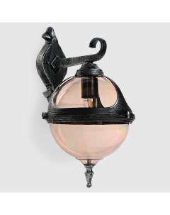 Светильник настенный садовый 100 Вт черное серебро Amber lamp