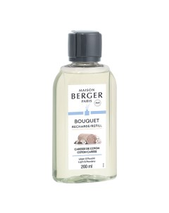 Жидкость для диффузора НЕЖНОСТЬ ХЛОПКА Cotton Caress 200 мл Maison berger