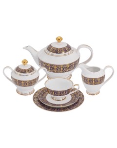 Чайный сервиз Midori Византия фарфор 6 персон 23 предмета AL K1122 Y8 23 MI Anna lafarg