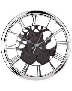 Часы Настенные Кварцевые Gear 30 см Серебро Lefard