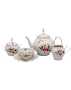Чайный сервиз на 6 персон 15 предметов Бернадотт Полевой цветок 115690 Thun