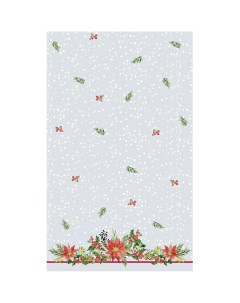 Скатерть D CEL X Mas Flowers 138 х 220 см Duni