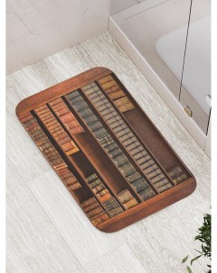 Коврик противоскользящий Книжный набор для ванной сауны бассейна 77х52 см Joyarty