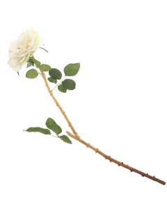 Искусственный цветок роза кремовая 55 см Litao