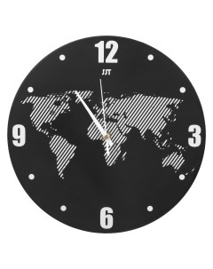 Часы настенные Карта мира 29 x 29 см Jjt