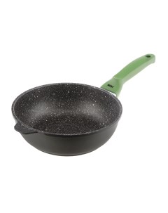 Сковорода универсальная Granito Green 24 см черный Risoli