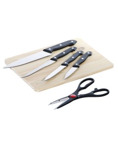 Набор ножей с доской Koopman tableware 6 предметов Nobrand