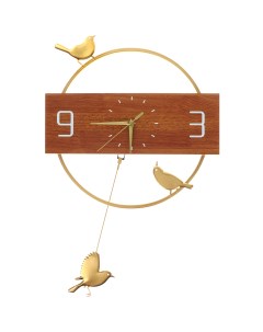 Часы настенные Птички с маятником 40х60 см Jjt