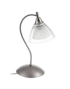 Лампа настольная E14 60W серебряная Florex international