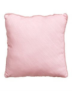 Подушка плюш розовый декоративная 35x35 см Nat