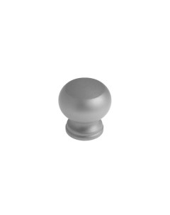 Ручка кнопка d 25 мм цвет матовый серый Cappio