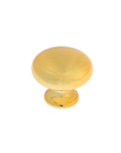 Ручка кнопка РК120 d 32 мм пластик цвет золото Cappio