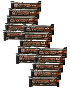 Протеиновый батончик 32 Protein bar Шоколад 15х50г Ironman