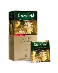 Чай White Linden черный с добавками 25пак 1750 10 2шт Greenfield