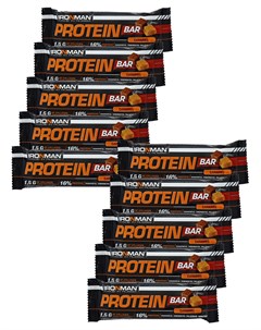 Протеиновый батончик Protein bar с Коллагеном Карамель 10х35г Ironman