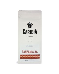 Кофе Arabica Tanzania AA в зёрнах 250 г Caribia