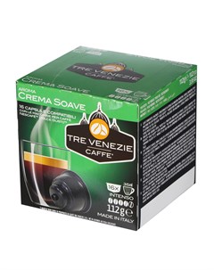 Кофе Crema Soave в капсулах 7 г x 16 шт Tre venezie caffe