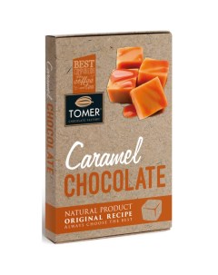 Шоколад карамельный 90г Томер
