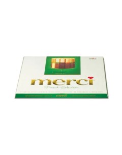 Конфеты шоколадные с миндалем 250г 4 штуки Merci