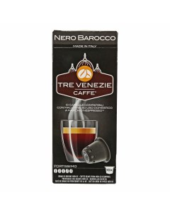 Кофе Nero Barocco в капсулах 700 г 10 шт Tre venezie caffe