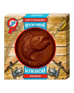 Шоколад фигурный Панно Рыба из молочного шоколада 40 г Nobrand