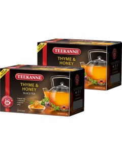 Чай черный тимьян и мед 2 шт х 20 пак Teekane