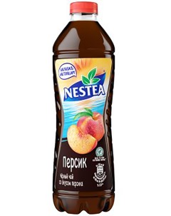 Холодный чай черный персик 1 5 л Nestea
