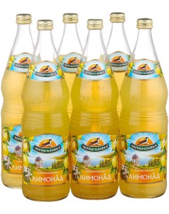 Напиток газированный Лимонад Оригинальный 6 шт по 1 л Черноголовка