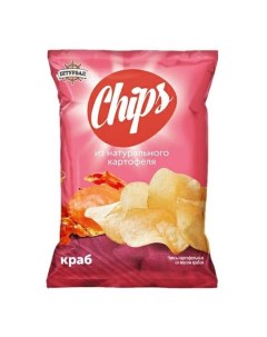 Чипсы Chips со вкусом крабов 70 г Штурвал