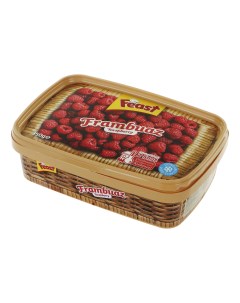 Замороженные ягоды малина без косточек обычной заморозки 350 г Feast