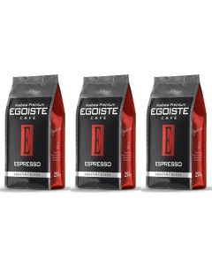 Кофе молотый Espresso 100 Премиальная Арабика 250 г х 3 шт Egoiste