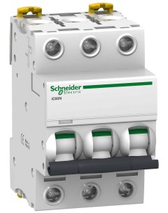 Выключатель автоматический модульный iC60N Acti9 3 поста С 6 А 6 кА Schneider electric