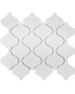 Мозаика Latern белая керамическая 280х246х6 мм матовая Starmosaic