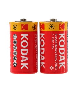 Батарейка солевая Extra Heavy Duty С R14 2S 1 5В спайка 2 шт Kodak