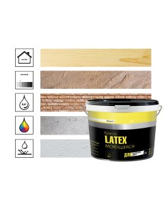 Краска латексная Element SE Latex для стен и потолков моющаяся 9 л Alpa