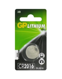 Батарейка Lithium CR2016 BL1 10 100 Gp