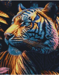 Алмазная мозаика 40х50 см Мудрый тигр Delart