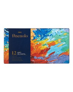 Набор масляной пастели 12 цветов в картонной упаковке Finenolo