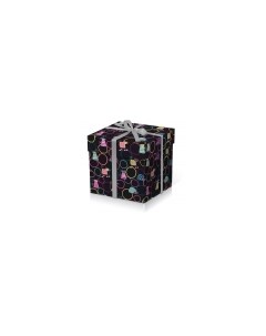 Коробка подарочная кубик 900грамм Коты Стрекоза