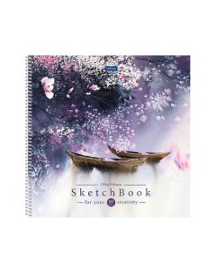 Premium Альбом SketchBook 32л А3ф 290х290мм 160г кв м без линовки на пластик спирали зап Hatber