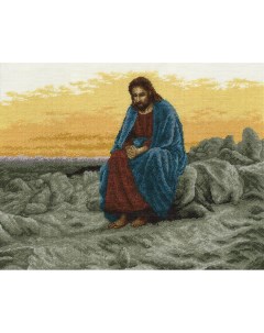 Набор для вышивания Р Студия Христос в пустыне 50 55 см 754 Рс студия