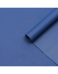 Бумага упаковочная крафт темно синий двусторнняя 0 68 х 10 м Nobrand