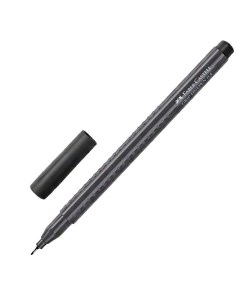Ручка капиллярная Grip Finepen 0 4мм трехгранная черная 151699 Faber-castell