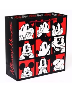 Подарочный пакет ламинированный Mickey Mouse Микки Маус 30х30х12 Disney