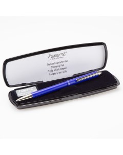 Шариковая ручка HERI V3303 со штампом и стилусом для смартфона синий корпус Grm