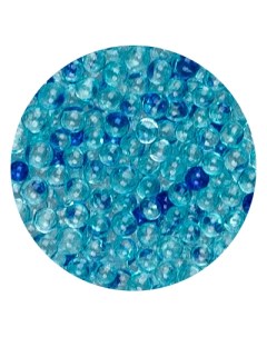 Бисер professional Пенный декор 05 Сине голубой диаметр 0 8 Irisk