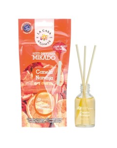 Жидкий ароматизатор для воздуха с палочками MIKADO Апельсин и корица 30 Lа casa de los aromas
