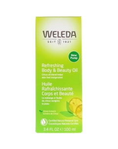 Citrus Refreshing Освежающее цитрусовое масло для тела 100 Weleda